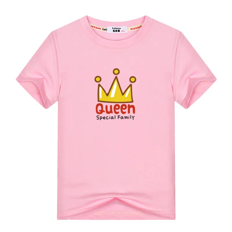 Новинка; одинаковые комплекты для всей семьи; футболка для папы, папы и сына; детская одежда принцессы; костюм для мальчиков и девочек; одинаковые Топы - Цвет: pink2