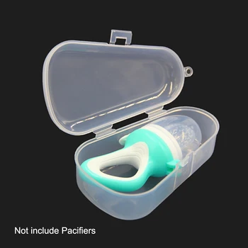 

2 Pcs Portable Baby Infant Pacifier Nipple Case Holder Travel Pacifier Storage Box Nipple Dustproof Soother Container Gift Baby