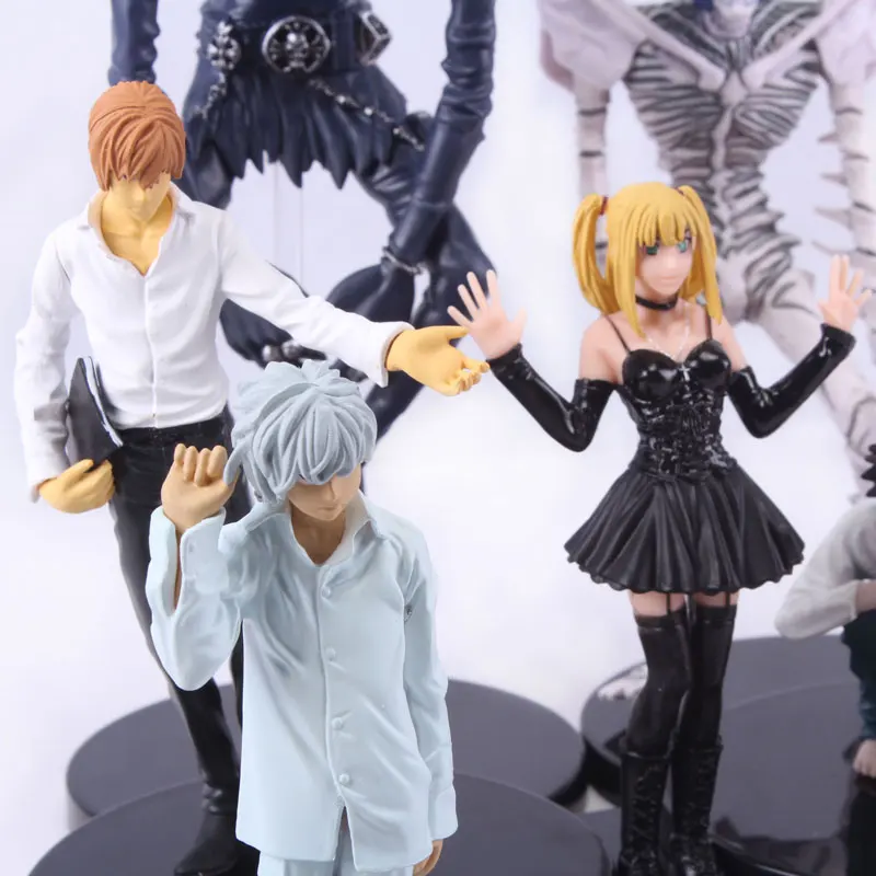 Аниме Death Note L Killer Ryuuku Rem Misa Amane ПВХ Фигурки игрушки 6 шт./компл. DNFG003|figure toy|action figure