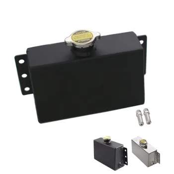 

Oil Tank Fuel Tank Aluminum Coolant Expansion Fill Fuel Tank For Honda Civic 240SX,WRX 1.6 L