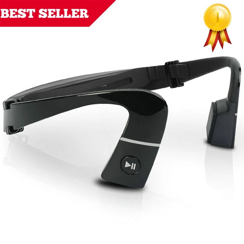 Goede Sport Bluetooth Beengeleiding Oortelefoon Stereo Headset NFC Draadloze Headset Outdoor handsfree met Mic Voor Iphone X Running