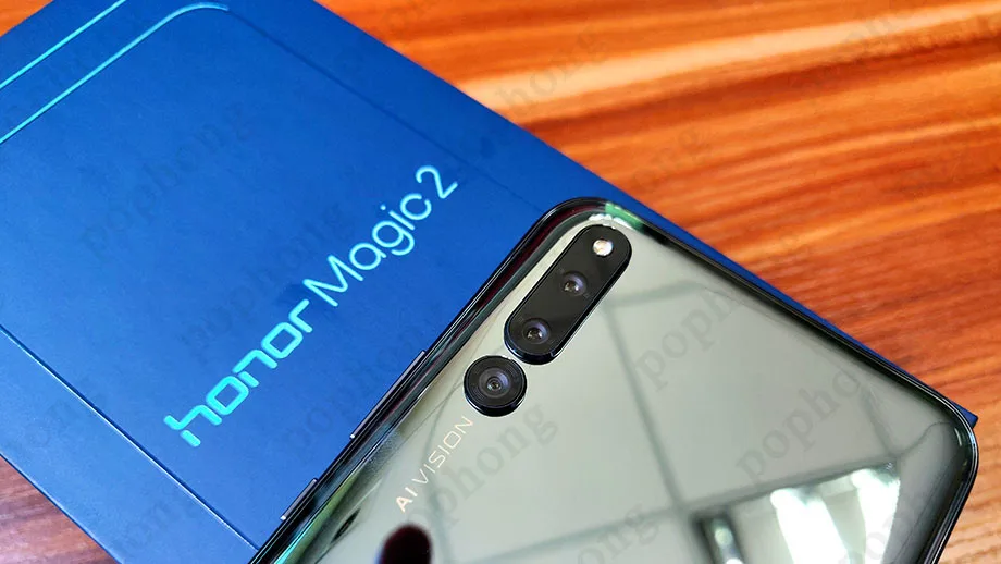 HONOR Magic 2, мобильный телефон, 6,39 дюймов, 8 ГБ, 128 ГБ, Kirin 980, четыре ядра, Android 9,0, In-Sceen, отпечаток пальца