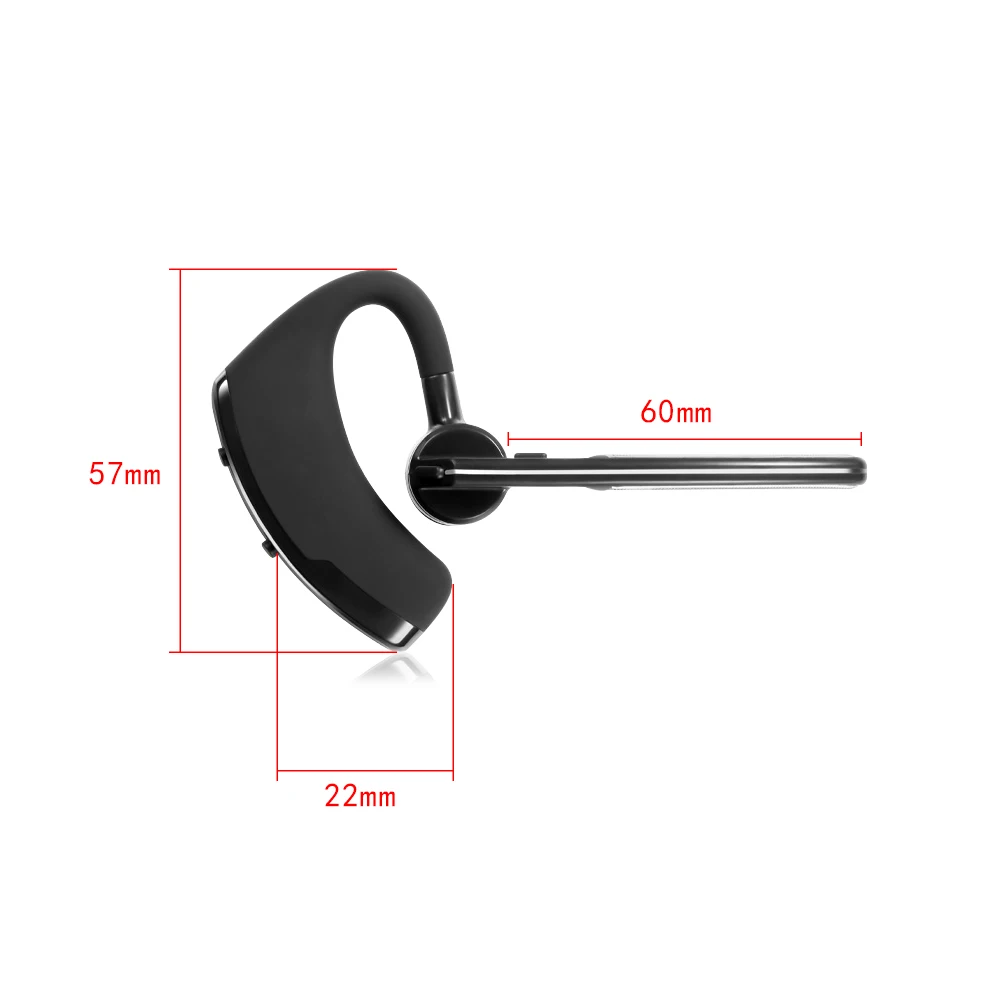 Koop Originele Business Bluetooth Headset Noise Cancelling Voice Control Draadloze Hoofdtelefoon Driver Sport Oortelefoon Voor Iphone Android