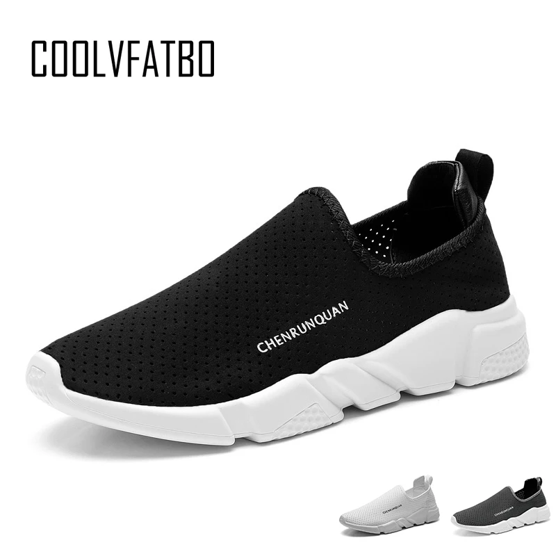 

COOLVFATBO Men Casual Shoes Sneakers Fashion Light Breathable Summer Sandals Outdoor Beach Vacation Mesh Shoes Zapatos De Hombre