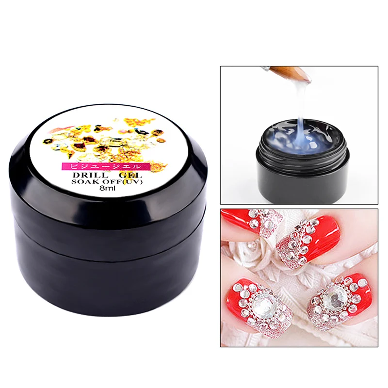 Nail Glue Acrylic Rhinestones Super Sticky Nails False Tips Decoration