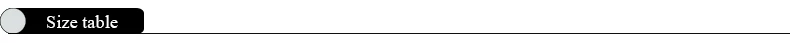 size-table