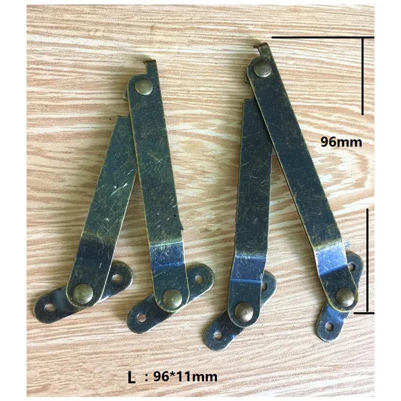 Bulk Antique Bronze Lid Support Hinges Stay For Box Display Furniture