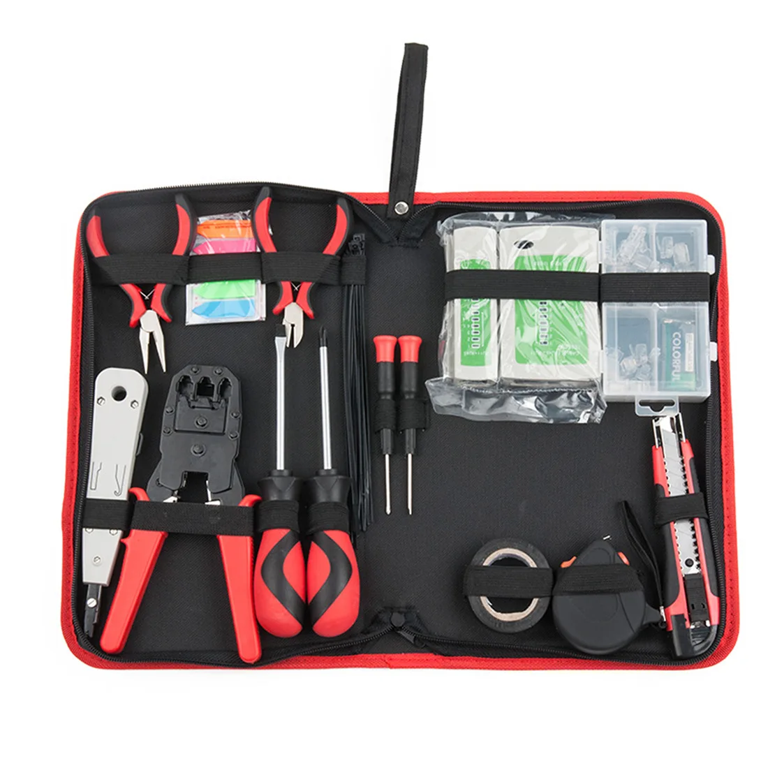 

Network Computer Maintenance Repair Tools Kit Cable Tester Set Professional