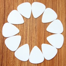 New hot 10pcs / lot 0.71mm white high quality guitar picks Guitar neckAccessories tuner stand