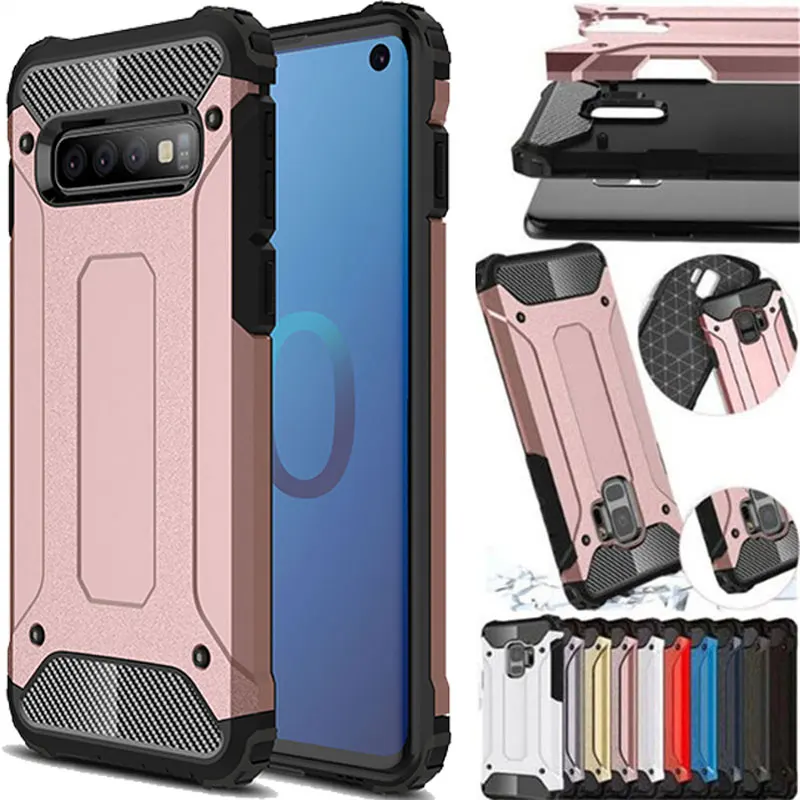

For Samsung Galaxy S5 S6 S7 Edge S8 S9 S10 Plus Lite Note 9 8 5 4 For J4 J6 J8 A9 A5 A8 A6 Plus A7 2018 Armor phone Case Cover
