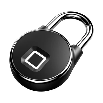 

bluetooth Rechargeable Smart Lock Keyless Fingerprint Lock IP66 Waterproof Anti-Theft Security Padlock Door Luggage Lock