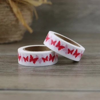

10pcs/lot Butterfly washi tape paper DIY decoration scrapbooking planner masking tape adhesive tapes label stickers stationery