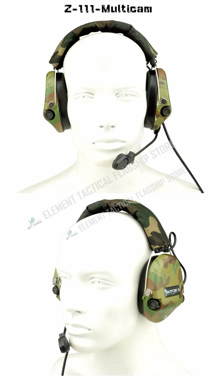 Fone de Ouvido Fones com Midland Z111 + Z112 Softair Piloto Liberador ii Msa Sordin Cancelamento Ruído Tático Kenwod Ptt z Tac Tci 6 tci liberador ii msa sordin cancelamento ruído