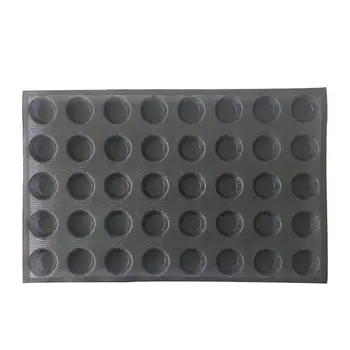 

Subway demarle Silform Style Non-stick Perforated Baking Mold for 4-Inch Buns 20 Molds silicone bread pan