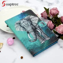 Cute Cartoon Universal Painting Tablet Case for 8.0 inch Shockproof Protective Tablet Flip Stand Magnetic PU Leather Cover