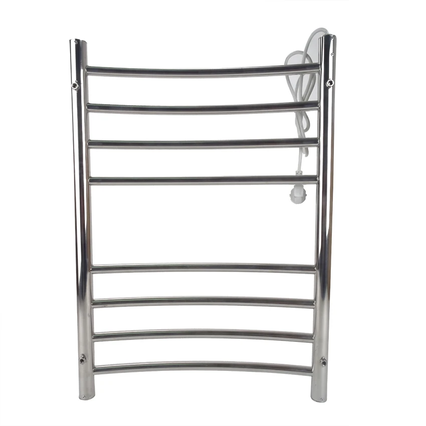 

4pcs Heated Towel Rail Holder Bathroom AccessoriesTowel Rack Stainless Steel ElectricTowel Warmer Towel Dryer 80w,good quality