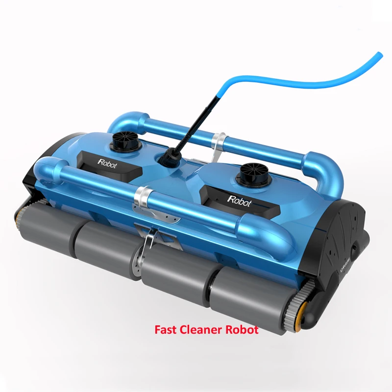 

Robotic pool cleaner 200D with 40m or 50m Cable,swimming pool robot cleaner cleaning equipment with caddy cart and CE ROHS SGS