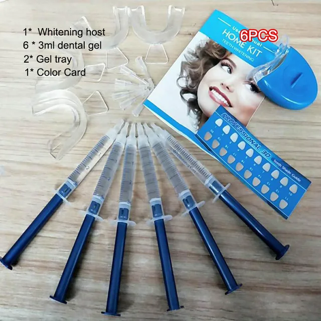 Whitening Teeth Tooth Gel Set Kit Dental Oral Care Bleaching System