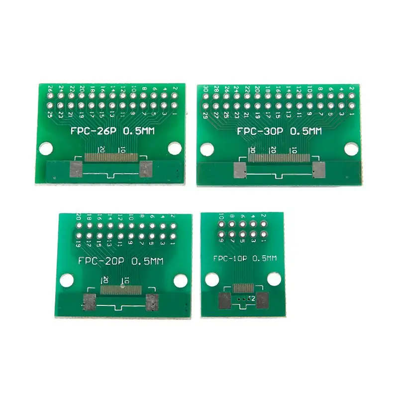 

1PC 1.0mm FPC/FFC PCB Converter Board Adapter Socket Plate Welding With Connector