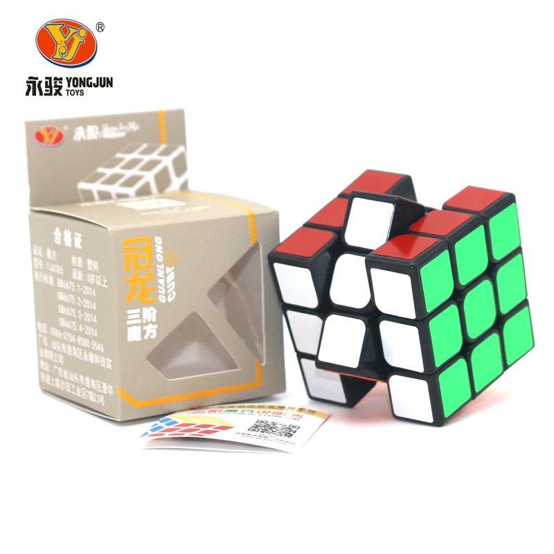 

YJ YongJun GuanLong 57mm Magic cube High Quality Colorful sticker Professional Competition Smooth Three-layered Neo Puzzle Cube