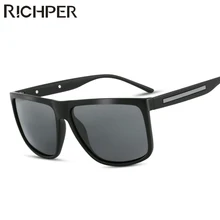 RICHPER бренд классический черный солнцезащитные очки для женщин для мужчин поляризационные вождения Защита от солнца очки Мода г. винтаж