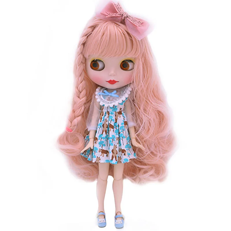 

Blyth Doll BJD, Factory Neo Blyth Doll Nude Customized Frosted Face Dolls Can Changed Makeup Dress DIY, 1/6 Ball Jointed Dolls 5