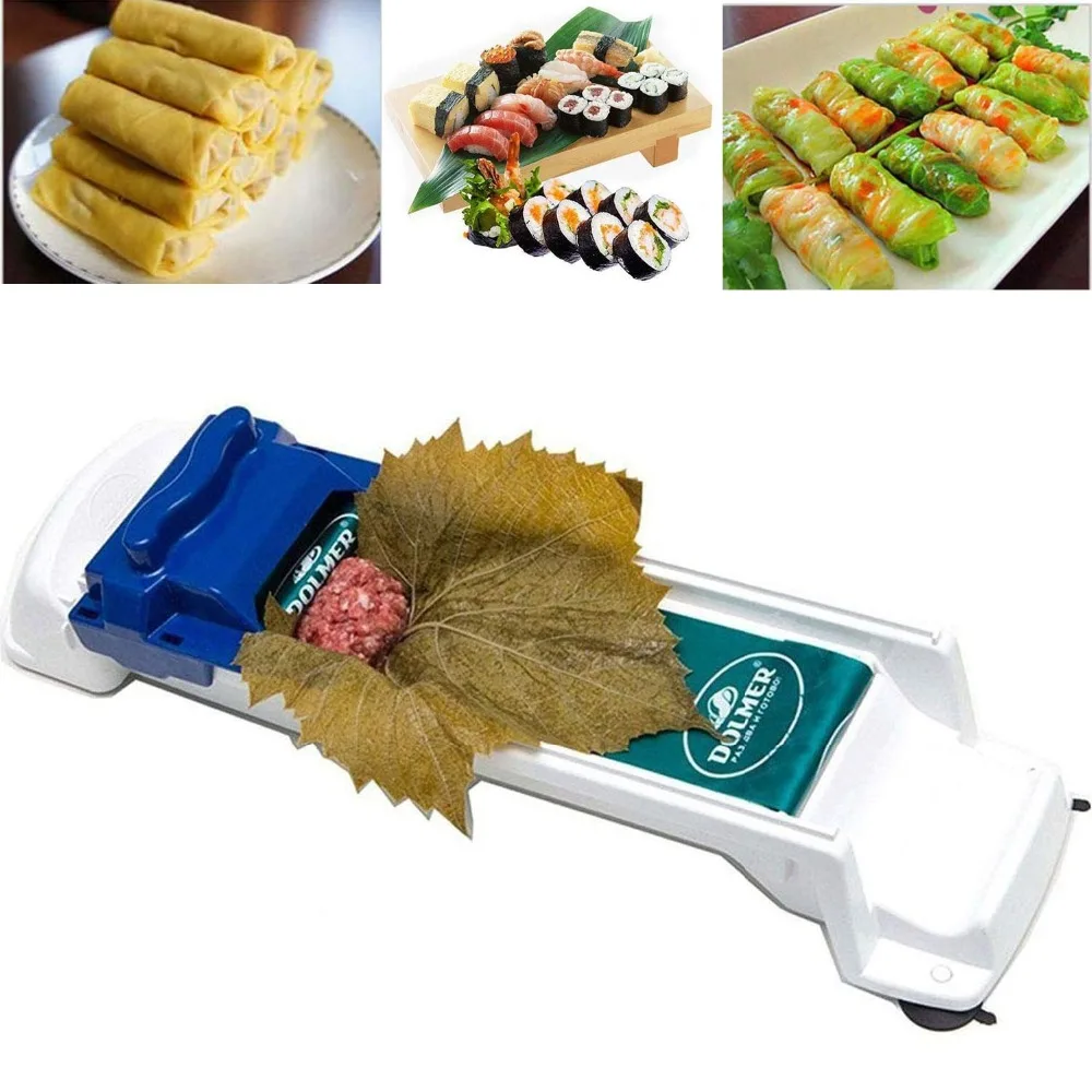 

Dolma Roller, Sushi Roller Meat Rolling Tool for Beginners and Children Stuffed Grape Cabbage Leaves, Rolling Meat and Vegetable