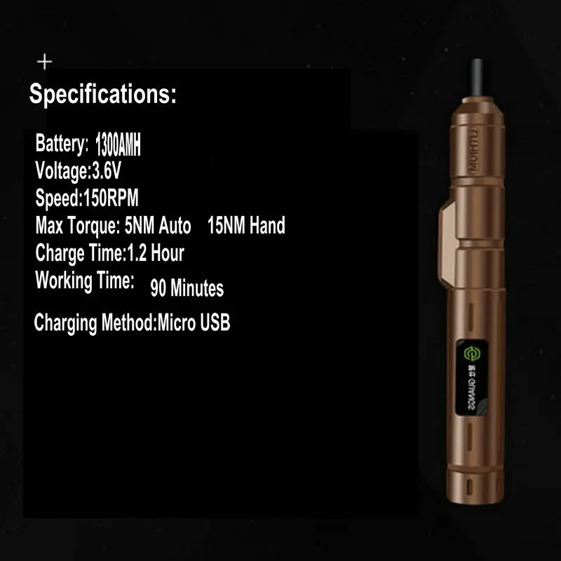 Wowstick 1S 1FS стиль 13 нм супер мощность мини электрическая отвертка 1300AMH Lthium батарея с подарком для мобильного телефона