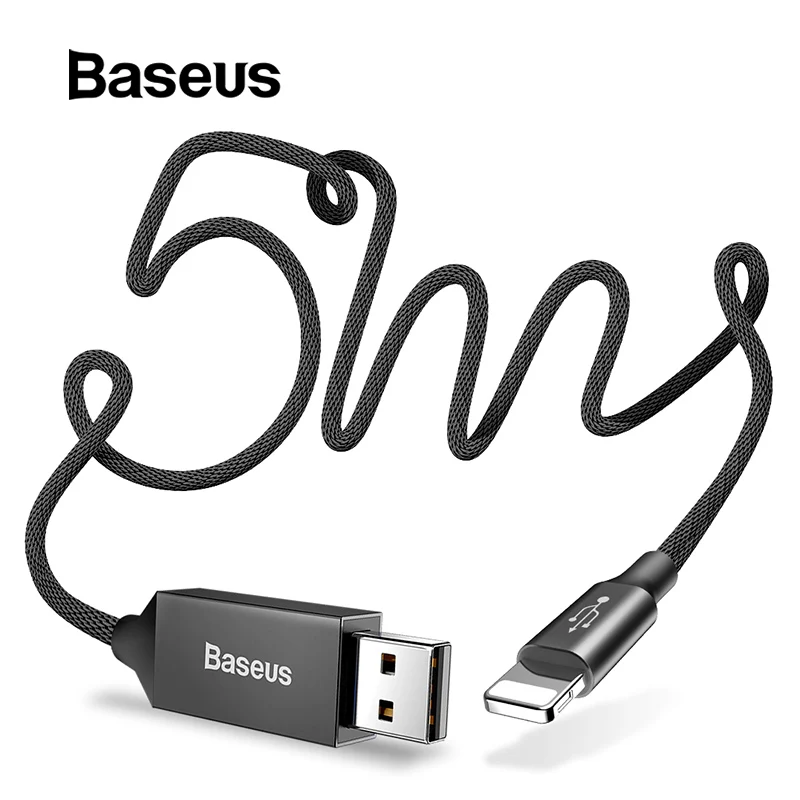

Baseus Overlength USB Cable for iPhone Xs Max Xs XR 8 Pin Fast Charging Data Cable for IOS 5M 3M USB Cable for iPhone X 8 7 6 5