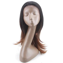 Alinova синтетические парики на шнурках спереди 1,5*13,5 синтетические парики с высоким температурным волокном прямые для женщин