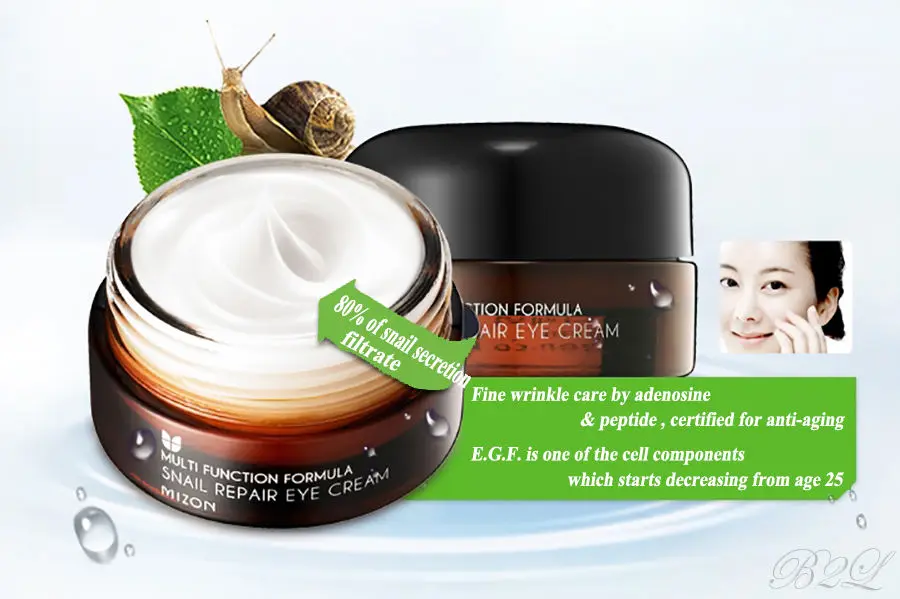 MIZON Snail Repair Eye Cream 25ml Snail Essence serum Eye Cream Anti