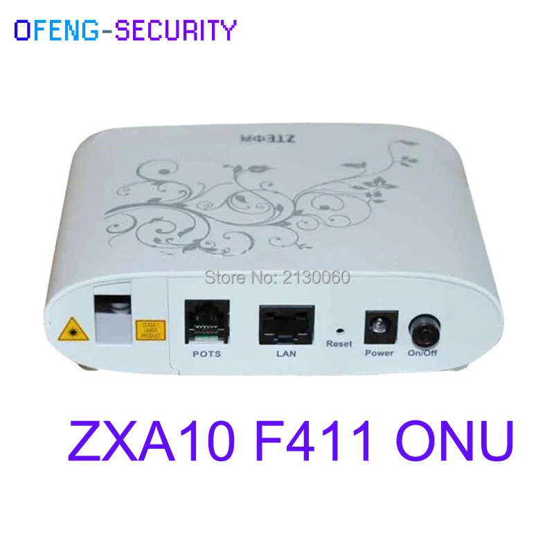 

ZTE ZXA10 F411 EPON ONU ONT 1LAN +1POTS Port For FTTH optical network FTTH terminal