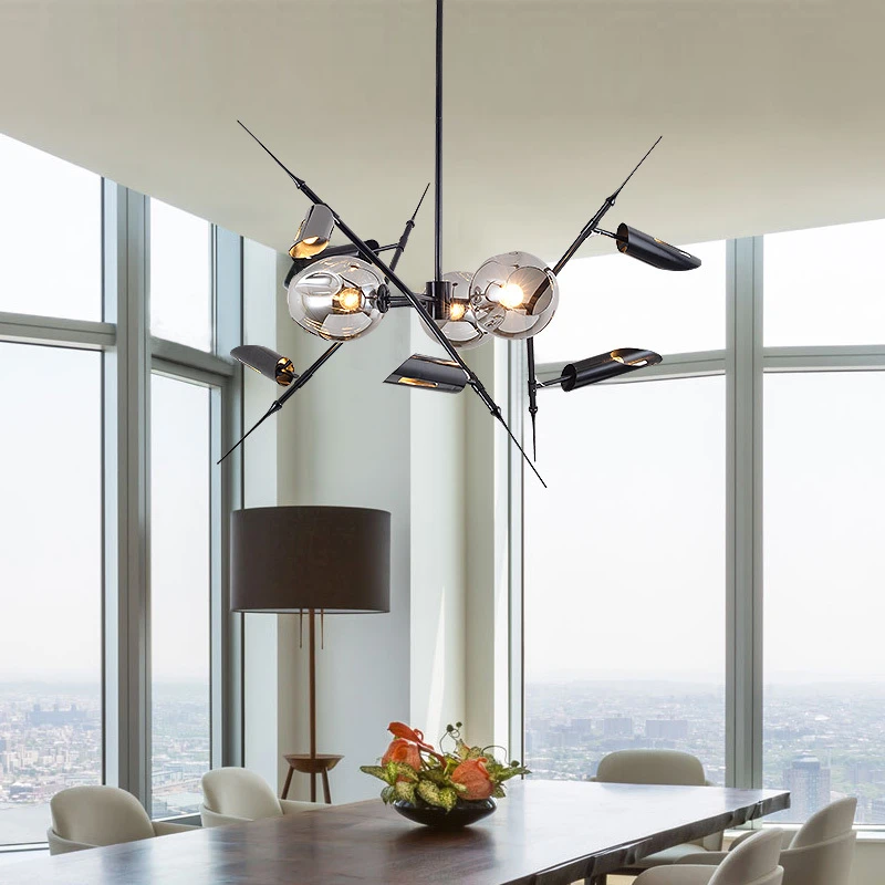 Modern Led Black Gold Dining Room Pendant Light Minimalist Branch Nordic Lights Bar Cafe Light Pendant Lights Aliexpress