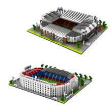 Новое поступление, алмазная маленькая частица, строительные блоки, Camp Nou old trafford, футбольное поле, Детские DIY, подарки для детей