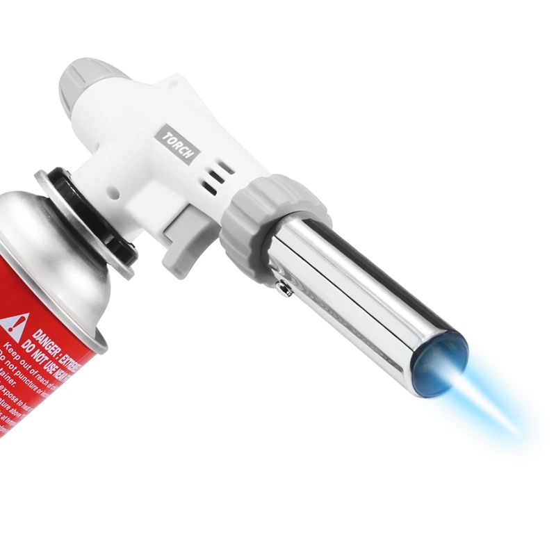 

Gas Torch Flame Gun Blowtorch Cooking Soldering Butane AutoIgnition Gas Lighter Heating Welding Gas Torch for Outdoor Camping