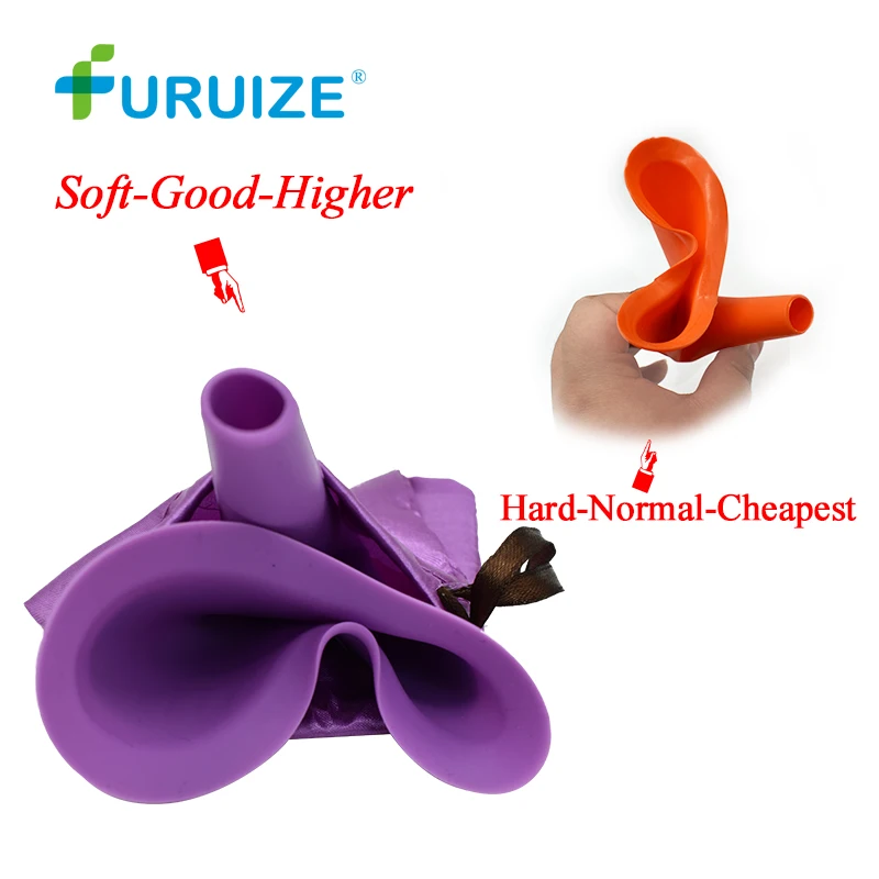 

Female Urination Toilet Women Stand Up&Pee Soft Travel Urination Toilet suit Outdoor Camping Soft Silicone Women Urinal Travel