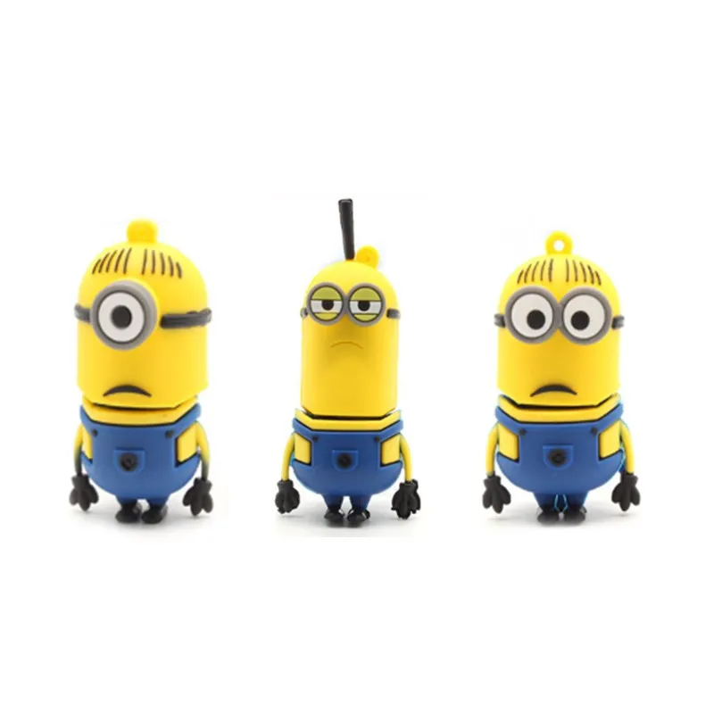 

Usb Flash Drive Minions Pen Drive Usb 2.0 Usb Flash Pen Drive 32gb 64gb 128gb Pendrive Lovely Cartoon Memory Stick Thumbdrives