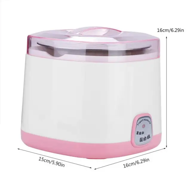 220V Household Electric Automatic Yogurt Maker Machine DIY Stainless Steel Inner Container Kithchen Appliance