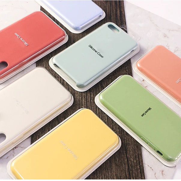 

Have LOGO Original Offical Silicone Case For iPhone 7 8 Phone case For iPhone X XS Max XR Case For iPhone 6 6S Plus 5S SE Cases