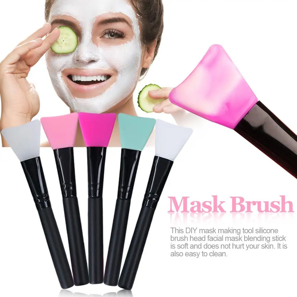 Silicone Facial Mask Makeup Brushes Face Skin Care Mixing Mud Brush
