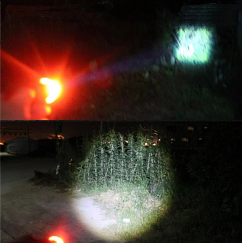 Высококачественный 2000 люменов водонепроницаемый мини черный светодиодный светильник-вспышка 3 режима масштабируемый тактический фонарь светильник