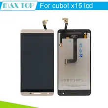 100% TESTED Original Golden For CUBOT X15 LCD Display And Touch Screen Assembly For CUBOT X15 Smartphone Free Shipping