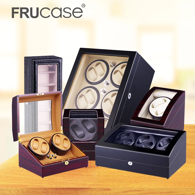 

Watch Winder for automatic watches New Version 4+6 Wooden Watch Accessories Box Watches Storage Luxury