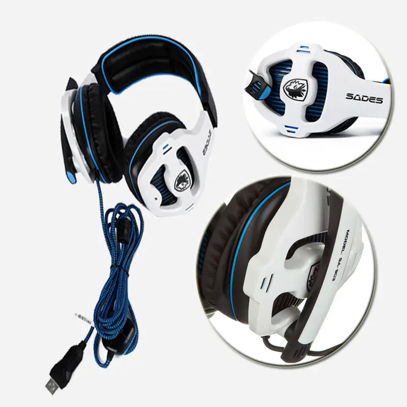 Sades SA903 7.1 Pro Gaming Headset  (3)