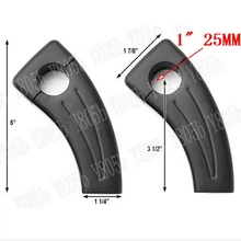 Черный " Руль 3,5" стоянок для Fit Sportster XL883 1200 Dyna Wide Glide Bobber Road Kings Electra Glide Softail