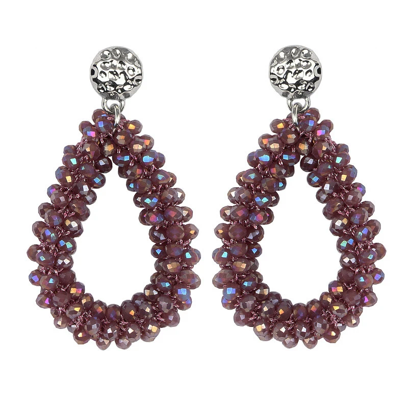 Crystal Raindrop Earrings - Image 5