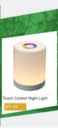 Светодиодный сенсорный Управление Ночной светильник индукции диммер лампа Смарт прикроватный светильник с регулируемой яркостью, цветная(RGB) Цвет изменения Перезаряжаемые Smart
