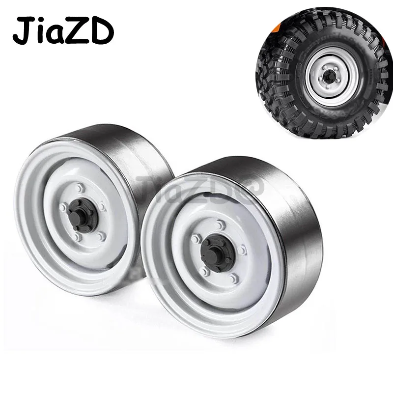 

GRC 2PCS Metal 1.9 Inch Beadlock Wheel Rim Accessory for 1/10 RC Rock Crawler Traxxas TRX-4 Axial SCX10 90046 D90 CC01 S99