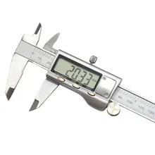 Discount! Electronic Rule Vernier Caliper Digital Display Measuring Instruments Silver