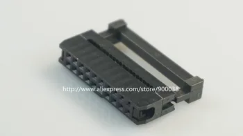 

10 Pcs 0.079" 2.00mm 20 Pin dual Row IDC Connector 2 x10 P 20 position Rectangular Female Socket Receptacle Ribbon Cable